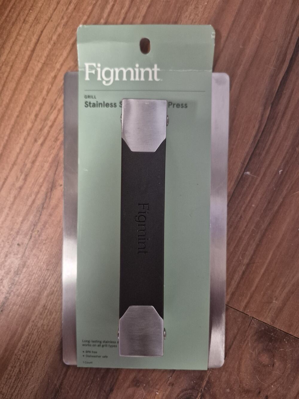 NWT Figmint Stainless Steel Burger Press BBQ/ Grilling S15